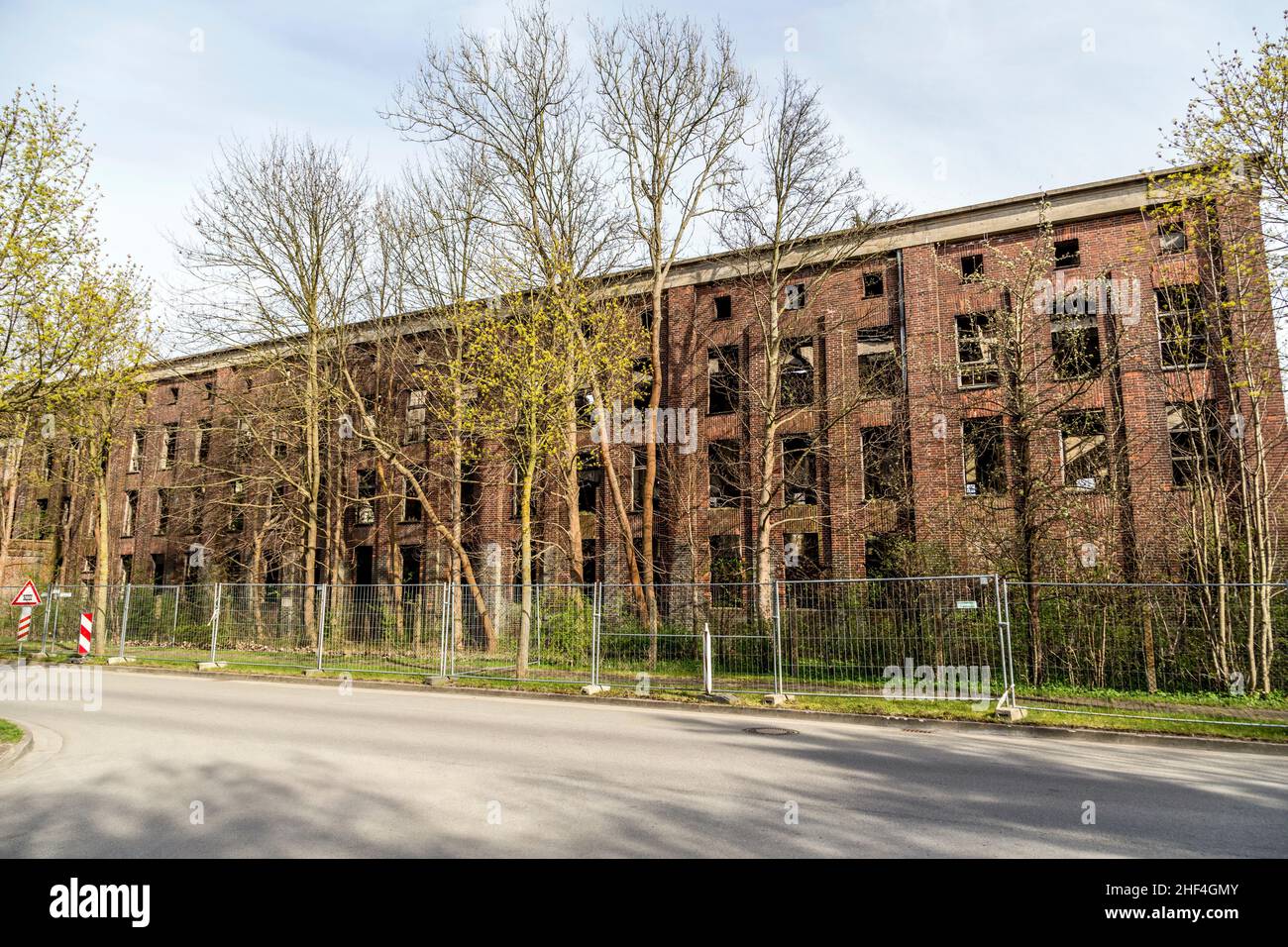 Alte deutsche WW2 V2-Rakete-Fabrik in Peenemünde Stockfoto