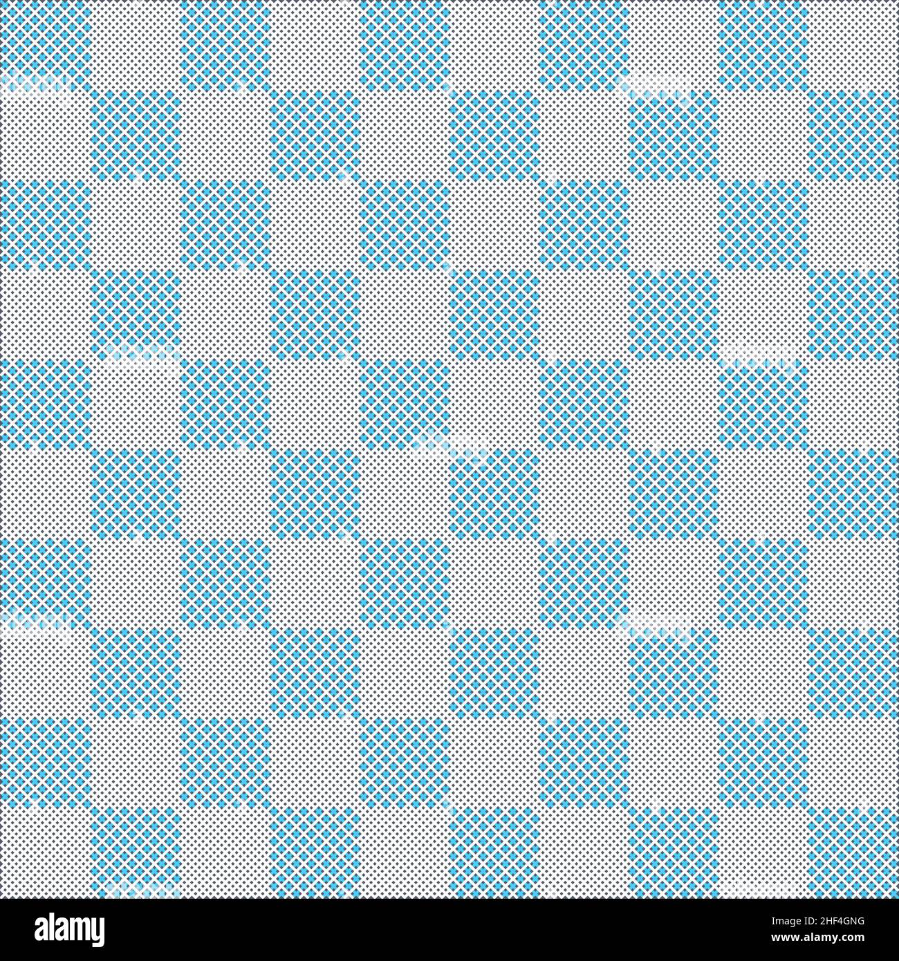 Vichy-Gingham-Textur. Stock Vektor