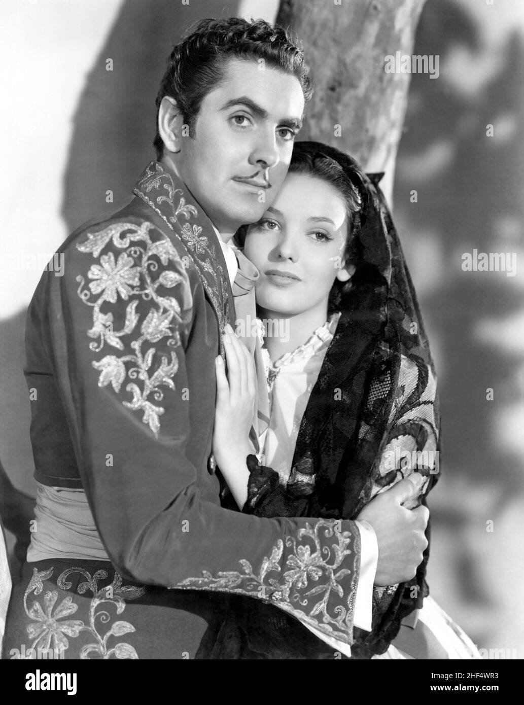 TYRONE POWER und LINDA DARNELL im ZEICHEN VON ZORRO (1940), Regie: ROUBEN MAMOULIAN. Kredit: 20th CENTURY FOX / Album Stockfoto