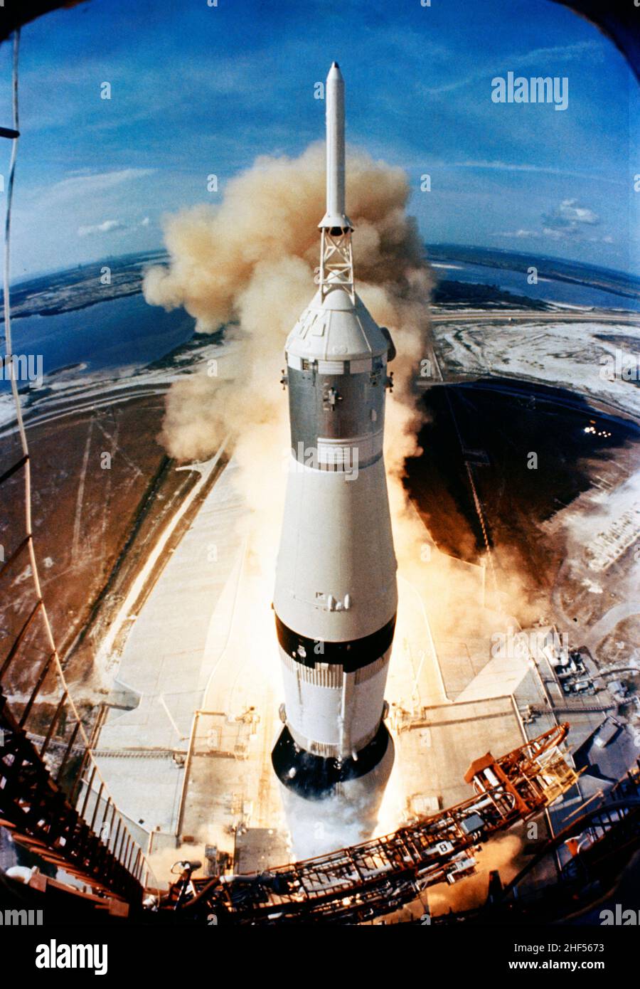 Start der Mondlandemission Apollo 11. 1969. NASA. Stockfoto