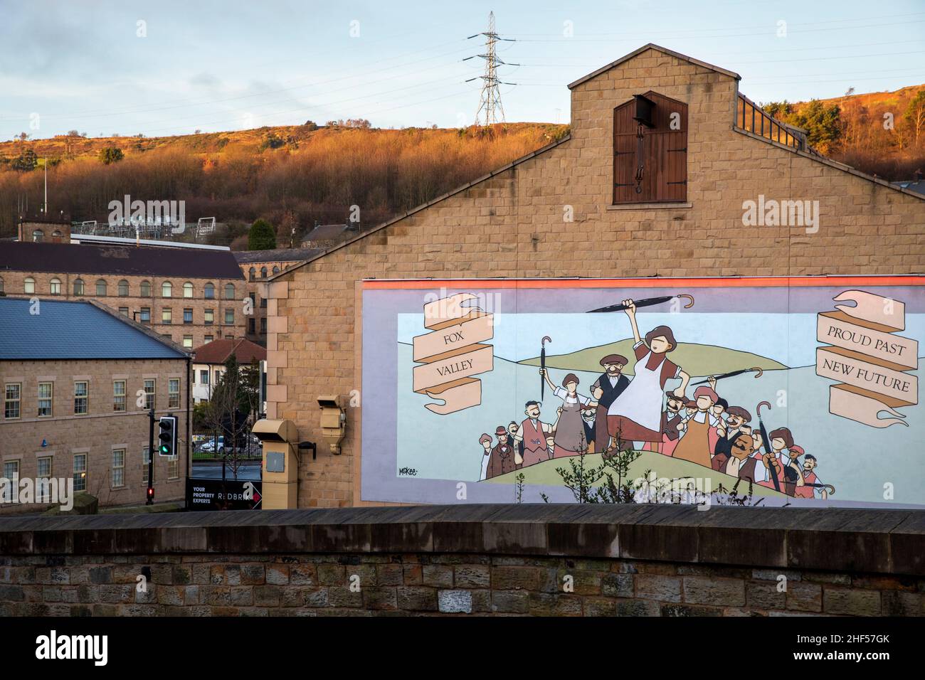 Fox Valley, Stocksbridge, South Yorkshire, Großbritannien. Stockfoto