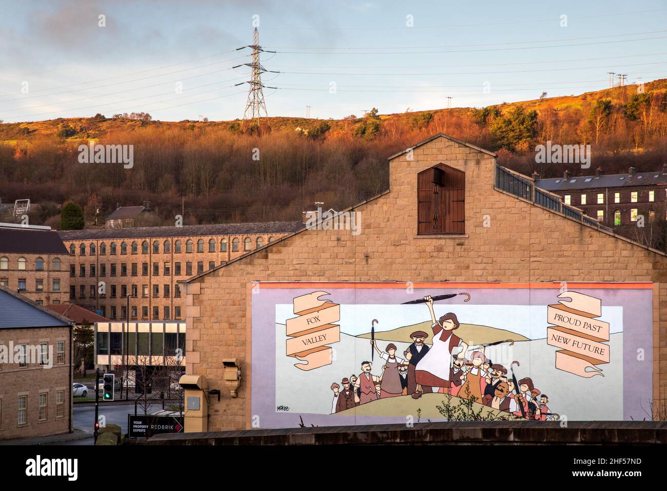 Fox Valley, Stocksbridge, South Yorkshire, Großbritannien. Stockfoto