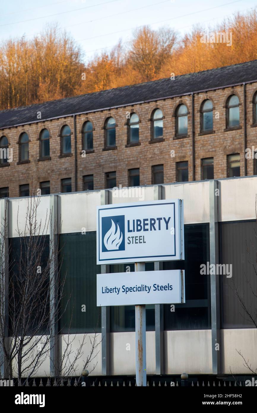 Liberty Steel, Stocksbridge, South Yorkshire, Großbritannien. Stockfoto