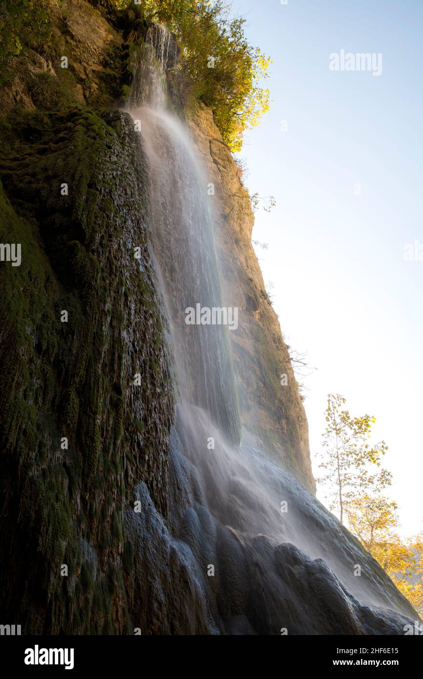 Wasserfall in Frankreich, Cascade de Syratus Stockfoto
