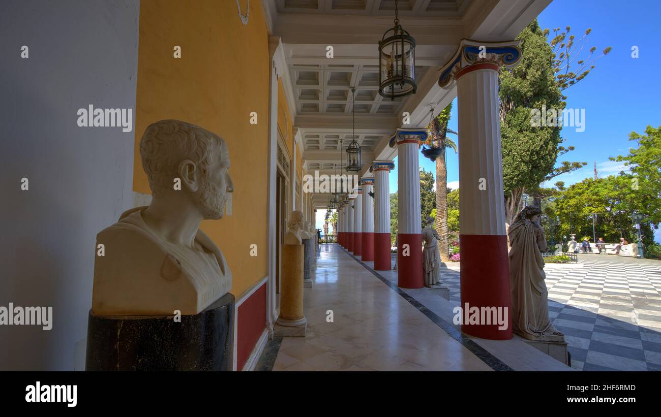 Griechenland, Griechische Inseln, Ionische Inseln, Korfu, Achilleion