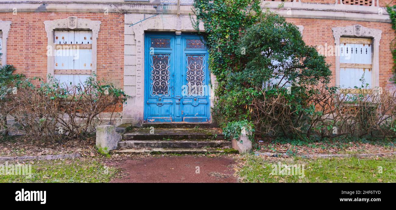 Verlassene Villa in Arcachon, Südwest-Frankreich, Stockfoto