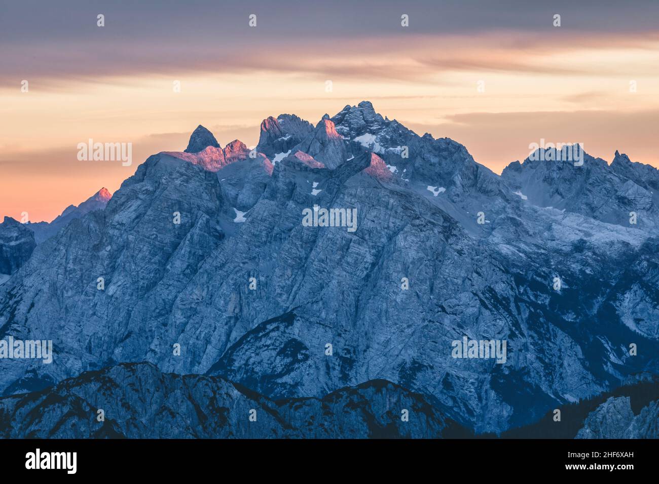 Marmarole, zentraler Teil der Bergkette, Dolomiten, Cadore, Provinz Belluno, Venetien, Italien, Europa Stockfoto