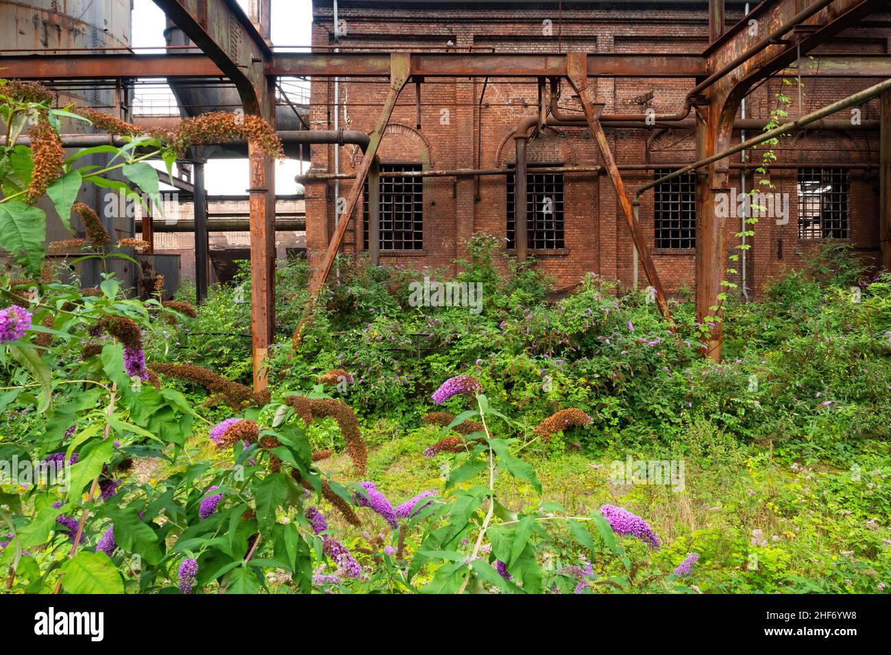 Duisburg, Landschaftspark Duisburg-Nord, Ruhrgebiet, Nordrhein-Westfalen, Deutschland Stockfoto