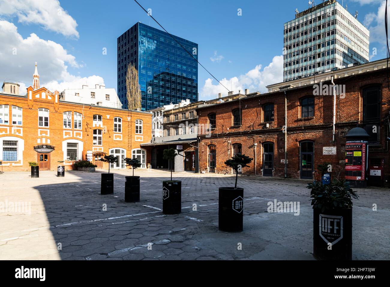 Europa, Polen, Woiwodschaft Lodz, Lodz - Piotrkowska Straße - BEI Piotrkowska Stockfoto