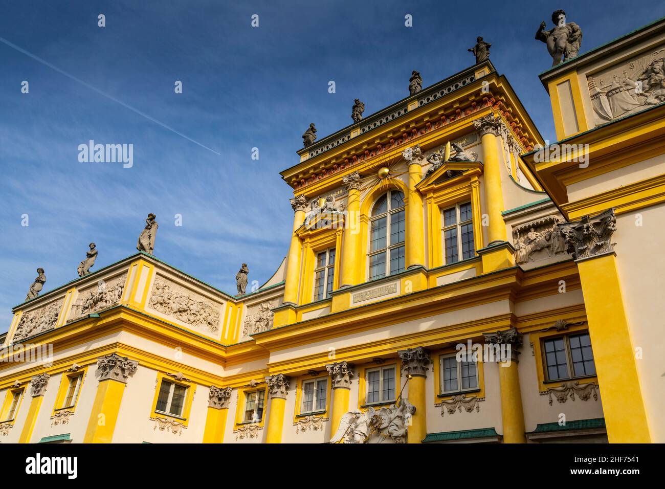 Europa, Polen, Woiwodschaft Masowien, Warschau - Wilanow-Palast Stockfoto