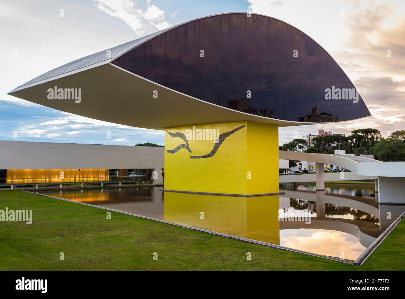 Das Augenmuseum in Brasilien. Stockfoto