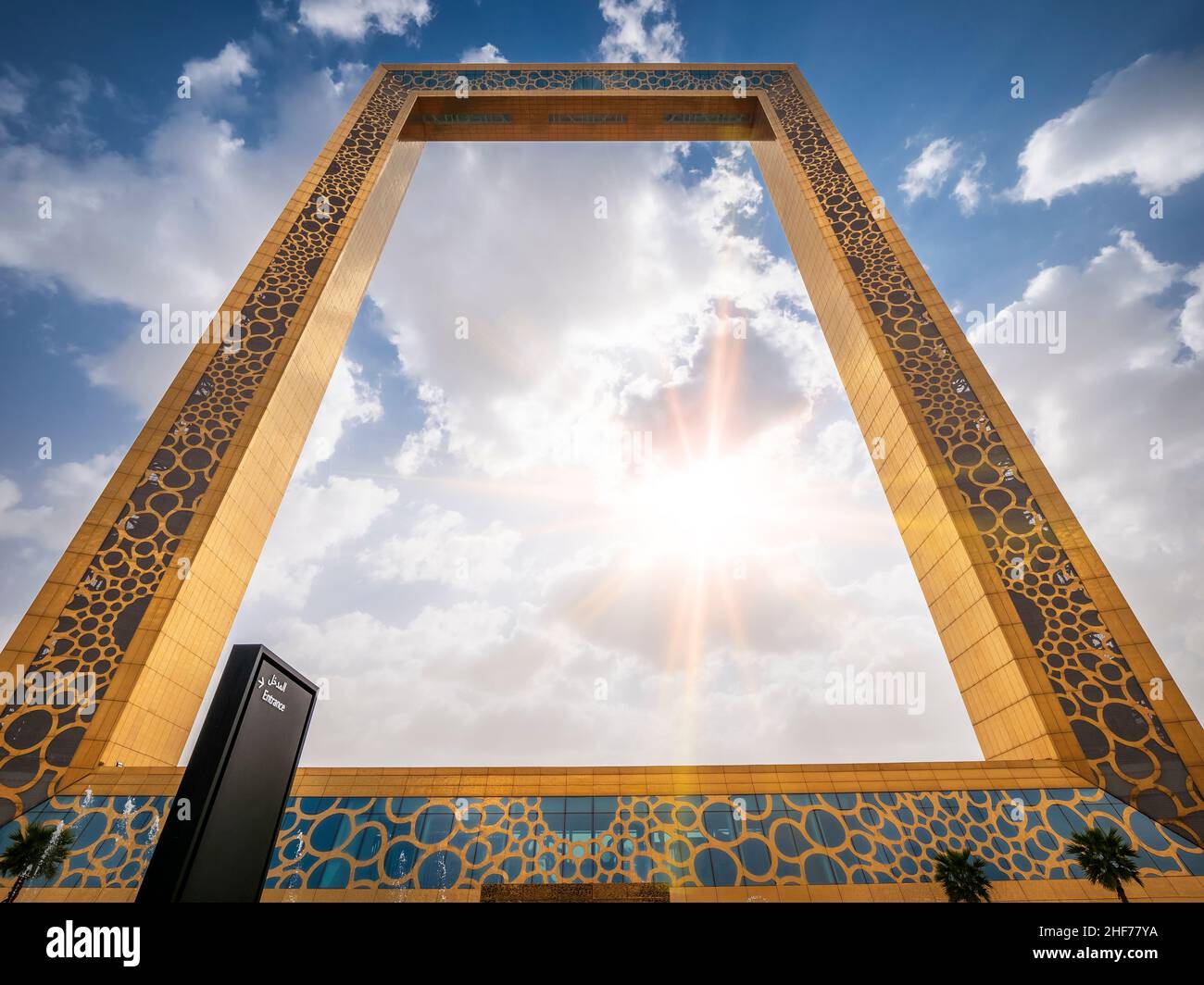The Frame in Dubai, VAE. Stockfoto