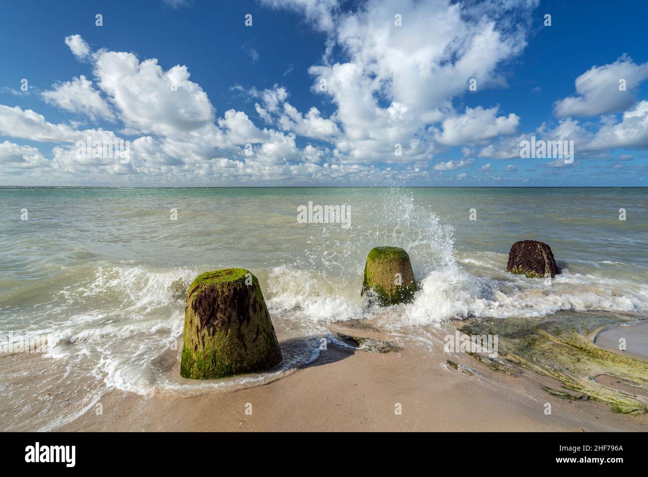 Strand an der Hörnum Odde, Insel Sylt, Schleswig-Holstein, Deutschland Stockfoto