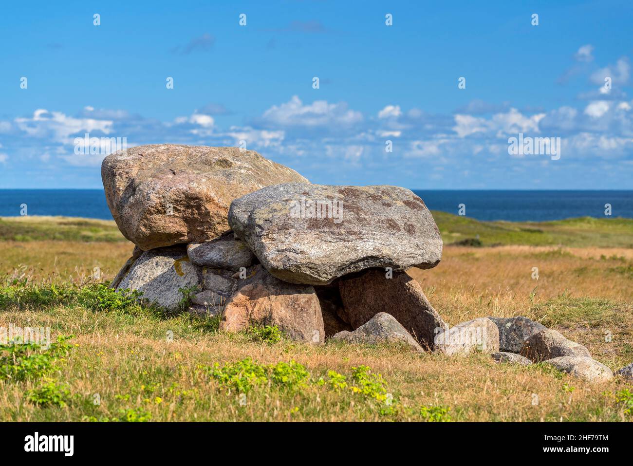 Dolmen aus Kampen, Insel Sylt, Schleswig-Holstein, Deutschland Stockfoto
