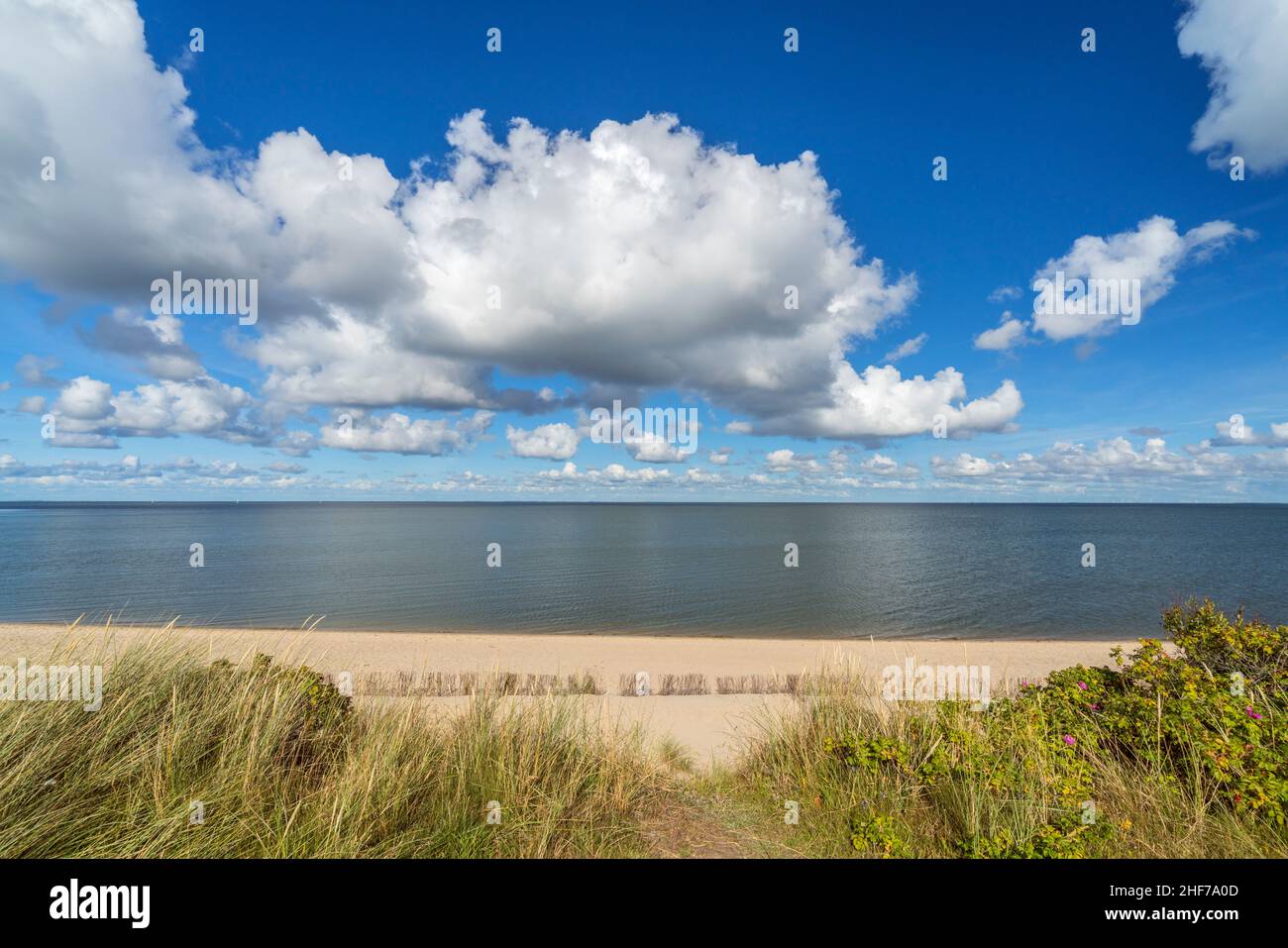Strand am Wattenmeer, Munkmarsch, Sylt, Schleswig-Holstein, Deutschland Stockfoto