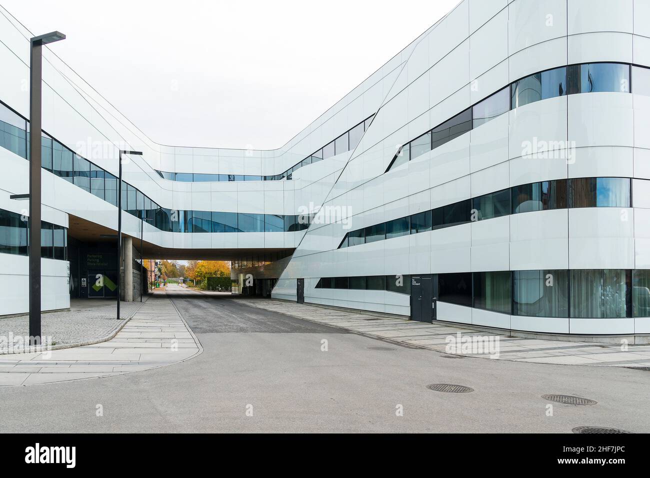 Schweden, Västerbottens län, Umeå, Universitätsstadt, Zentrum, Bibliothek Stockfoto