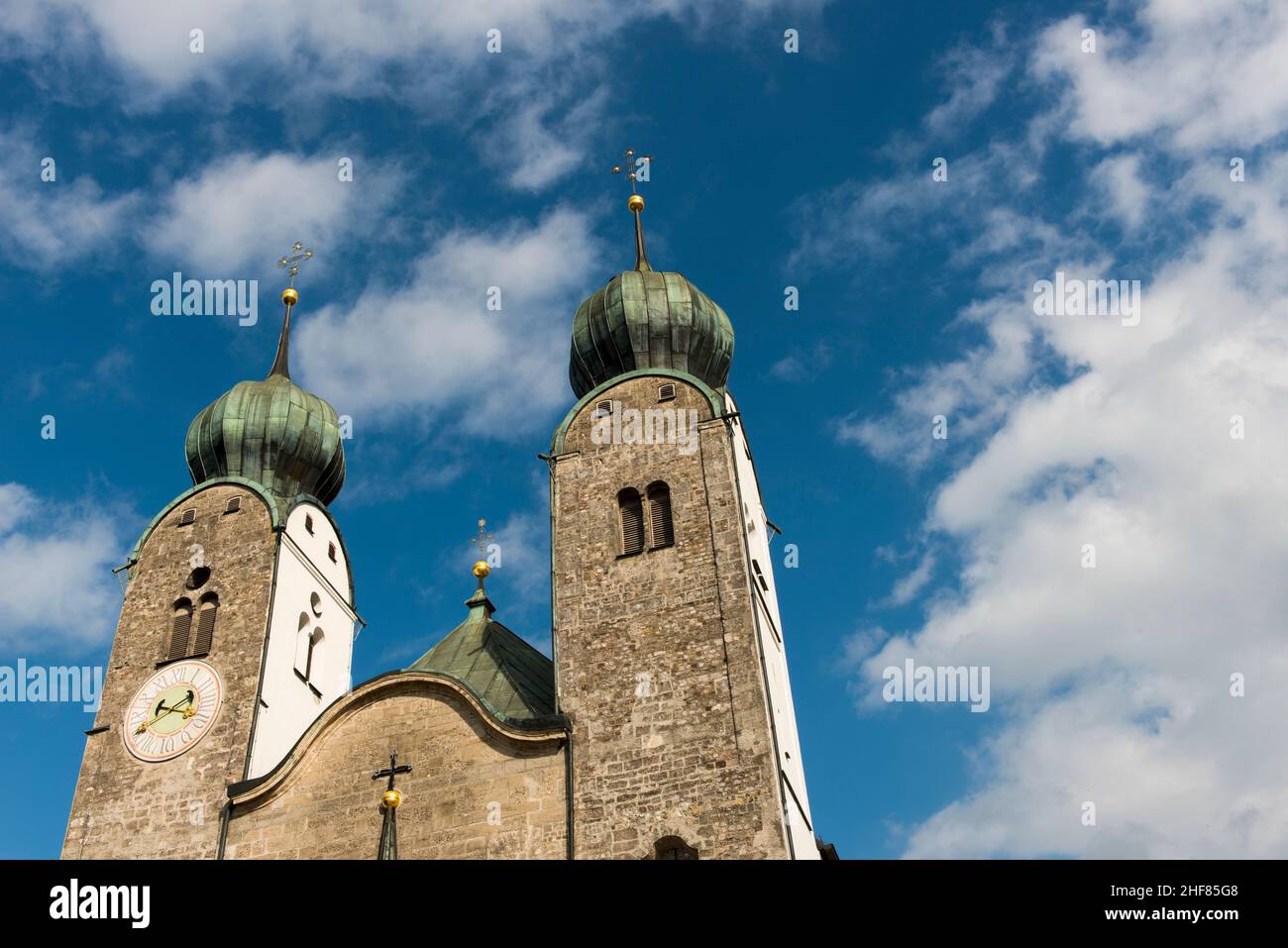Klosterkirche Baumburg, St., Margarethen, Chiemgau, Bayern Stockfoto