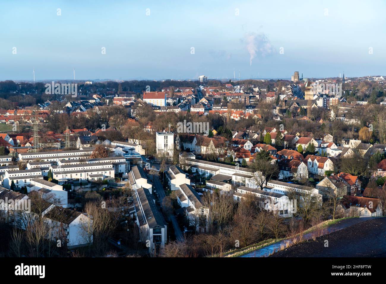 SchŸngelberg Wohnanlage, ehemalige Kolonie-Wohnanlage, Neubau, ab 1993, erbaut im Rahmen der IBA, Stadtteil Buer, Gelsenkirche Stockfoto