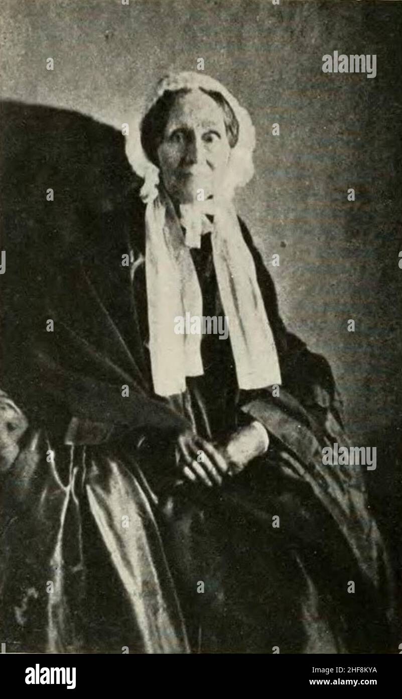 Sarah Sherman (Frau Samuel Hoar) 1783-1866. Stockfoto