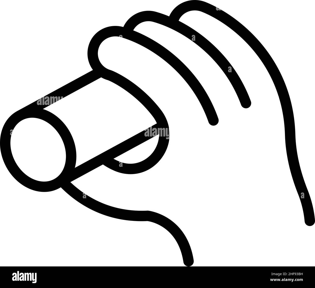 Kid Motor feine Symbol Umrissvektor. Spieltherapie. Entwicklung von Spielzeug Stock Vektor