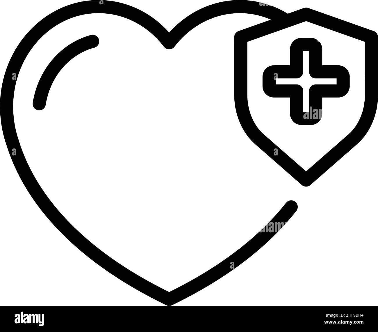 Vektorgrafik für Symbole für die medizinische Herzgesundheit. Kardiologie des Menschen. Menschliches Blut Stock Vektor