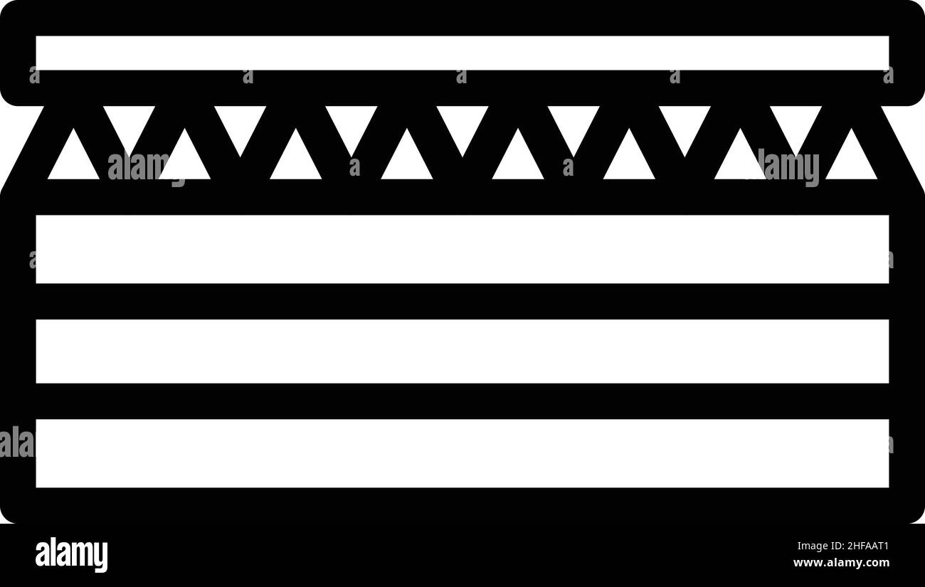 Strukturvektor für die Trockenbauebene. Putzhaus. Zementhaufen Stock Vektor