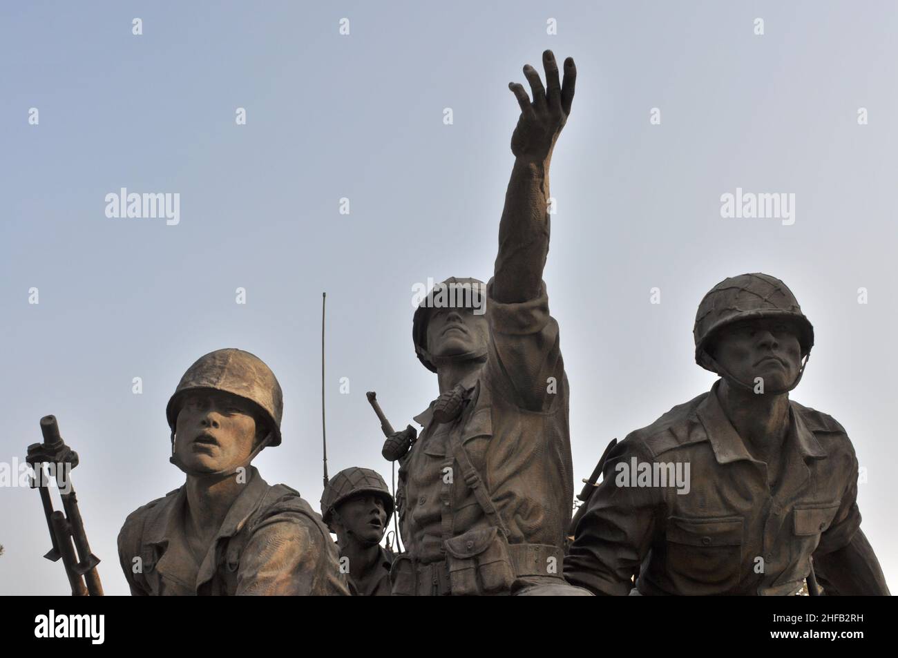Gedenkstätte der Gefallenen, Kriegsdenkmal für Korea 전쟁기념관, Yongsan-gu, Seoul, Südkorea. Stockfoto