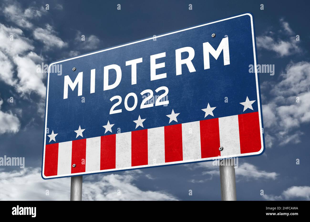 Zwischenwahlen 2022 in den Vereinigten Staaten von Amerika Stockfoto