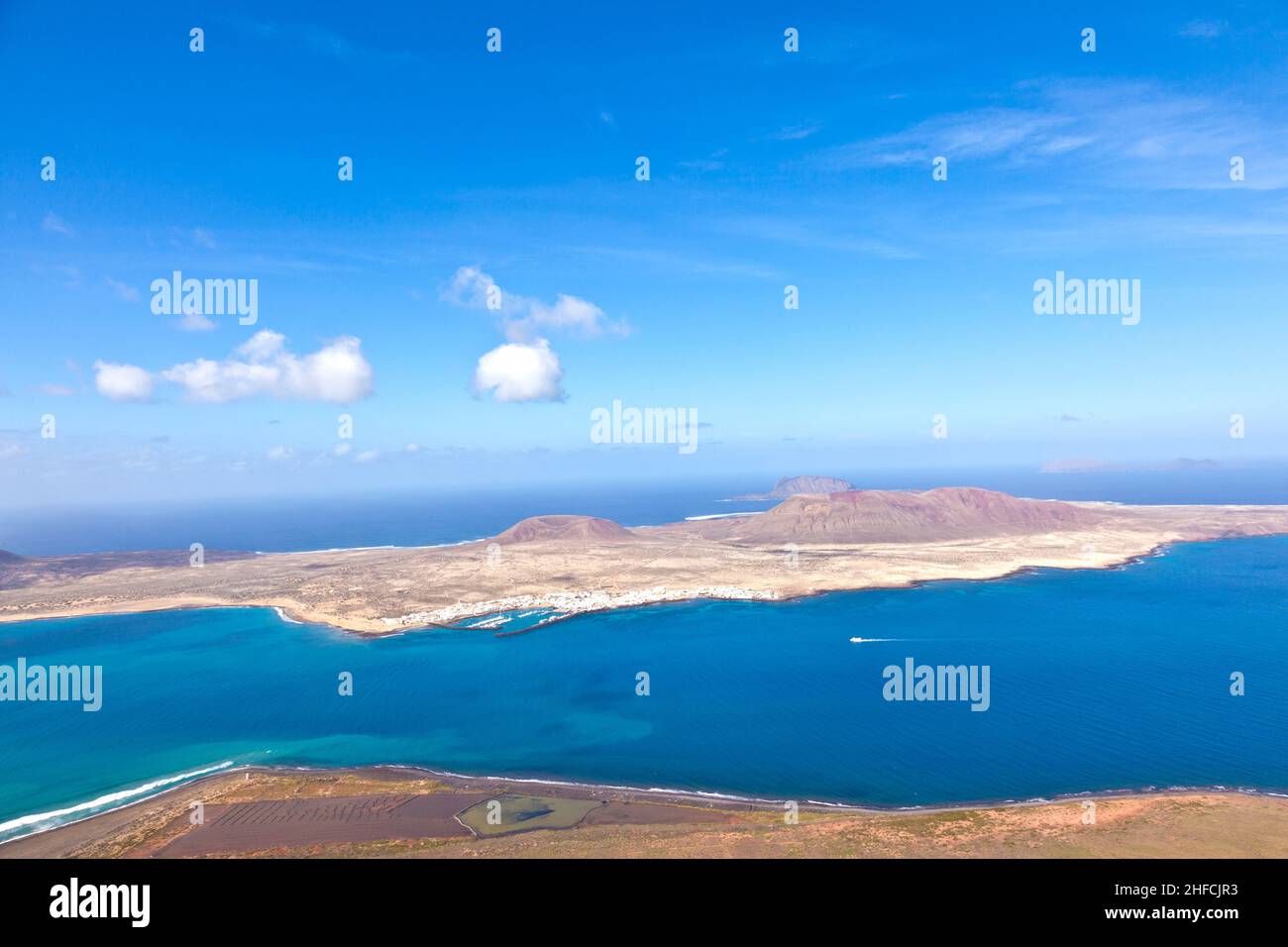 La Graciosa Island, Lanzarote, Spanien Stockfoto