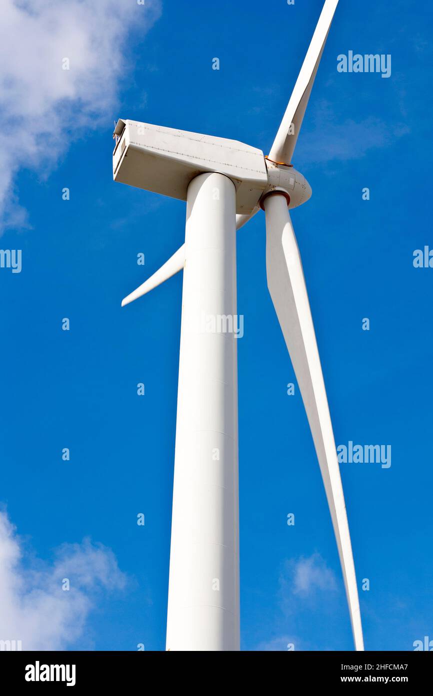 Windmotor in Bewegung Stockfoto