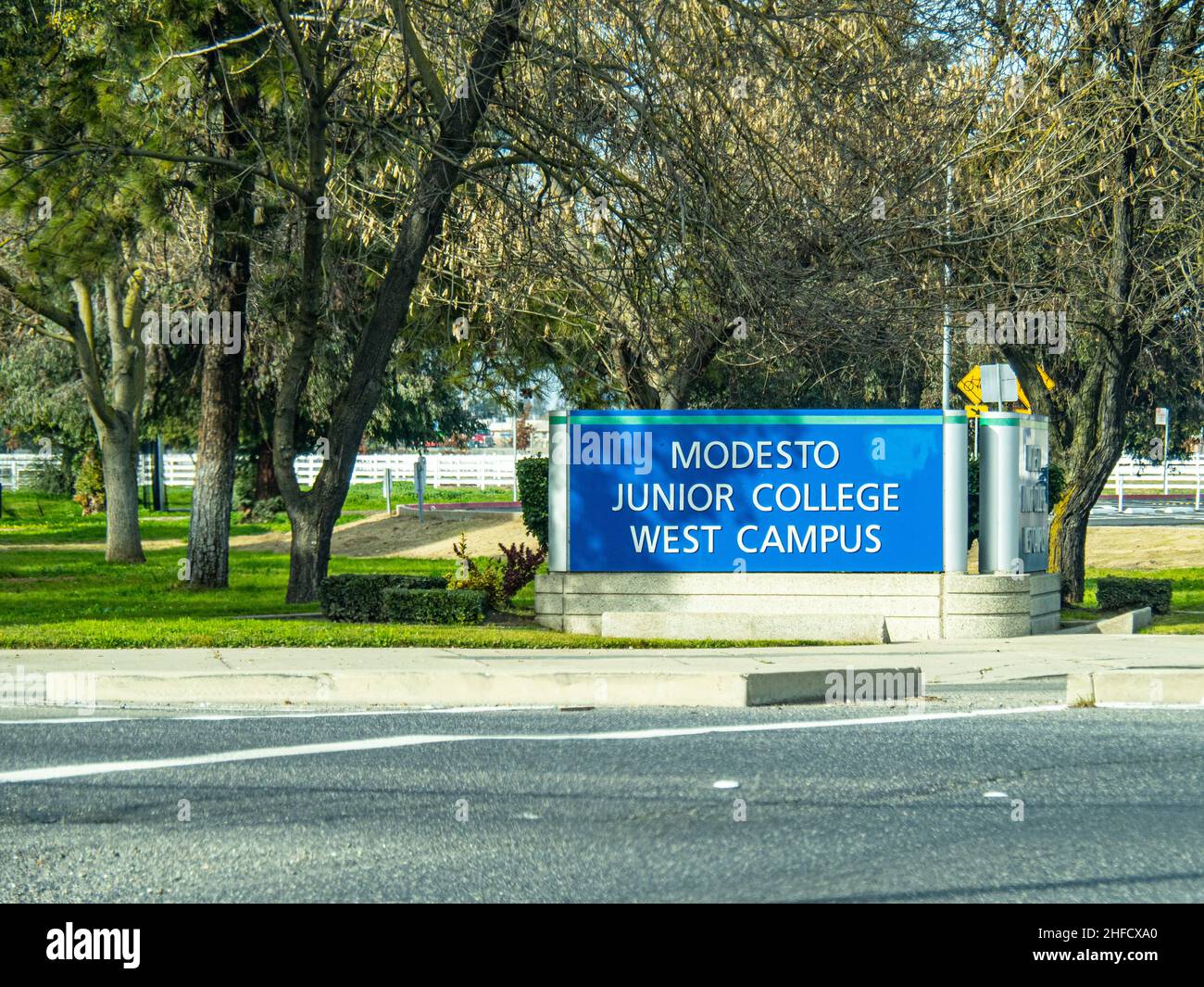 Modesto Junior College West Campus Stockfoto