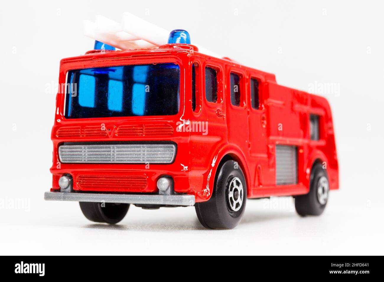 Lesney Products Matchbox Modell Spielzeugauto 1-75 Serie Nr. 35 Merryweather Fire Engine Stockfoto