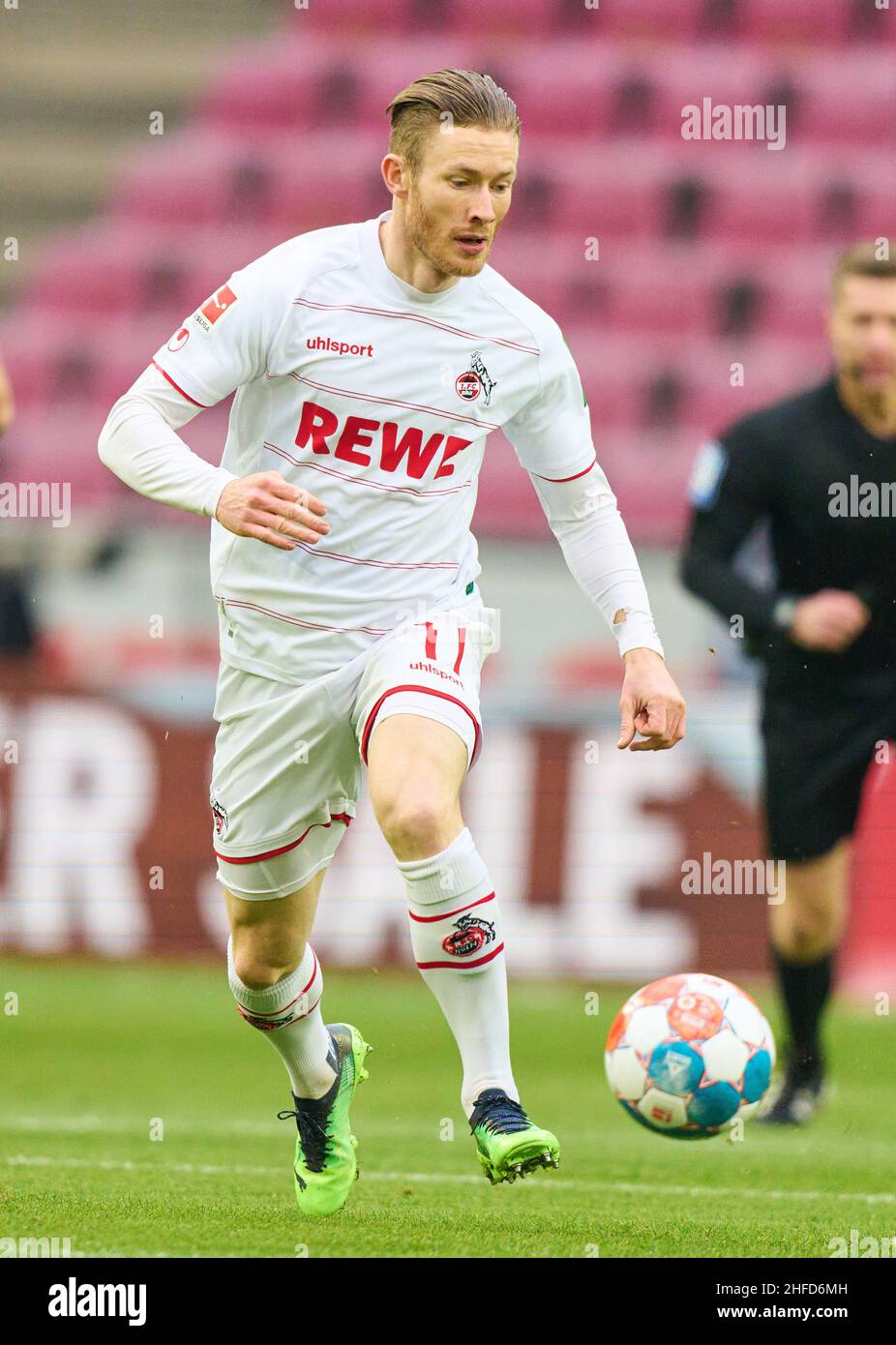 Florian KAINZ, 1.FCK 11 im Spiel 1.FC KÖLN - FC BAYERN MÜNCHEN 0-4 1.Deutsche Fußballliga am 15. Januar 2022 in Köln, Deutschland Saison 2021/2022, Spieltag 19, 1.Bundesliga, 19.Spieltag, © Peter Schatz / Alamy Live News - die DFL-VORSCHRIFTEN VERBIETEN DIE VERWENDUNG VON FOTOS als BILDSEQUENZEN und/oder QUASI-VIDEO - Stockfoto