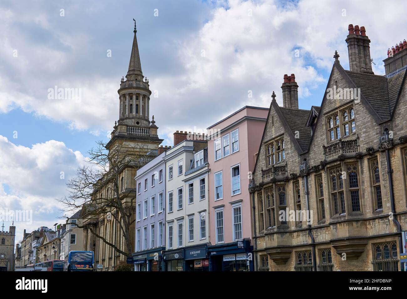 OXFORD, Großbritannien - 13. April 2021. Oxford University, Oxford, England. Stockfoto