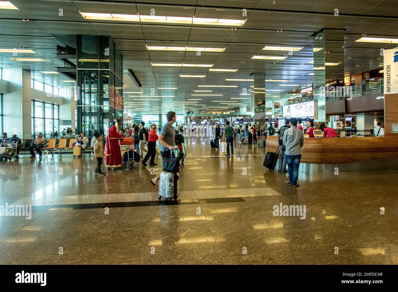 Singapur Changi Flughafen Stockfoto