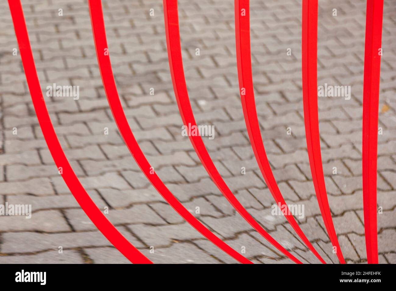 Iron Gate in harmonischen positiven Farben Stockfoto