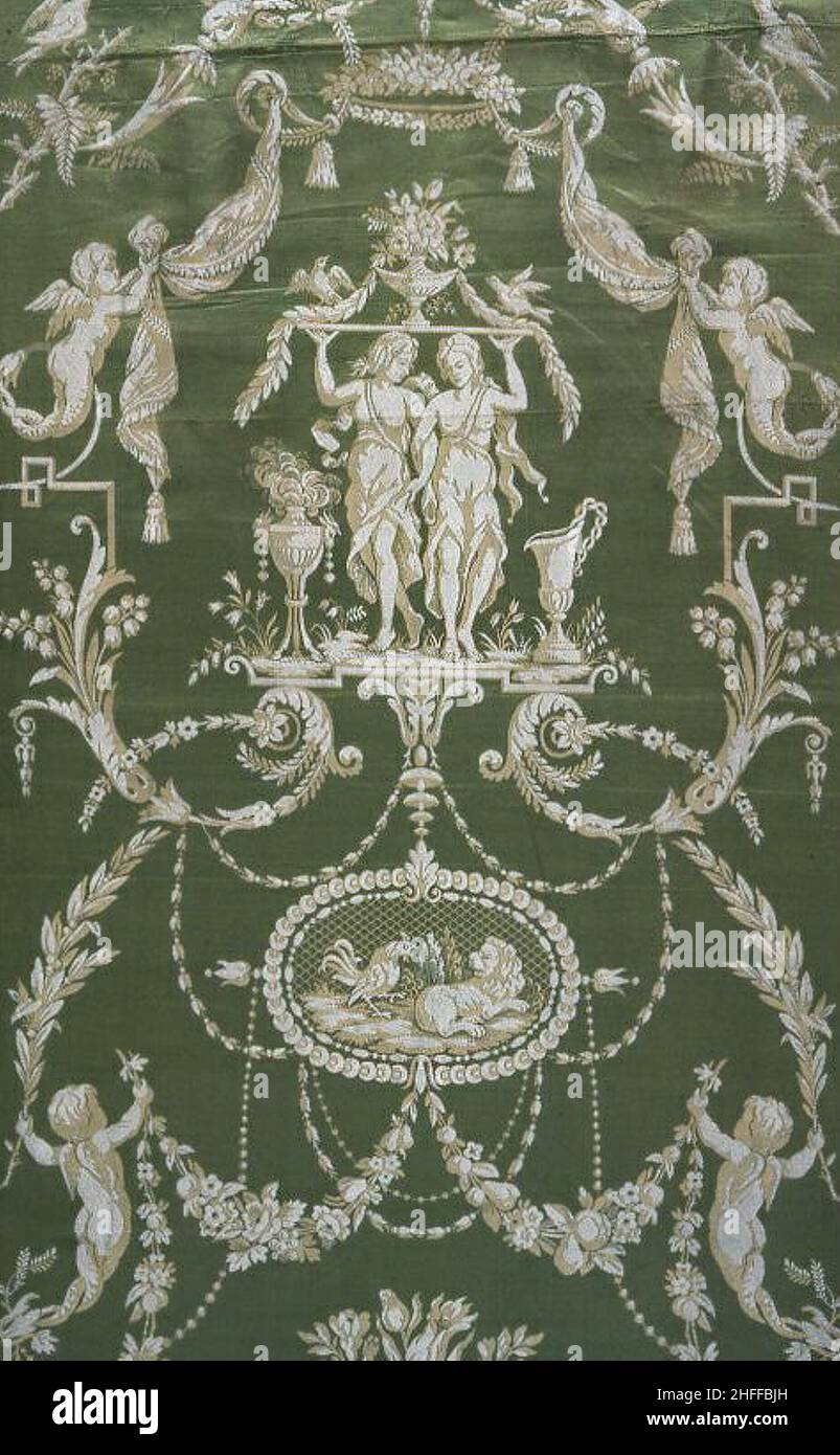 Panel, Frankreich, Directoire Periode, c. 1790. Stockfoto