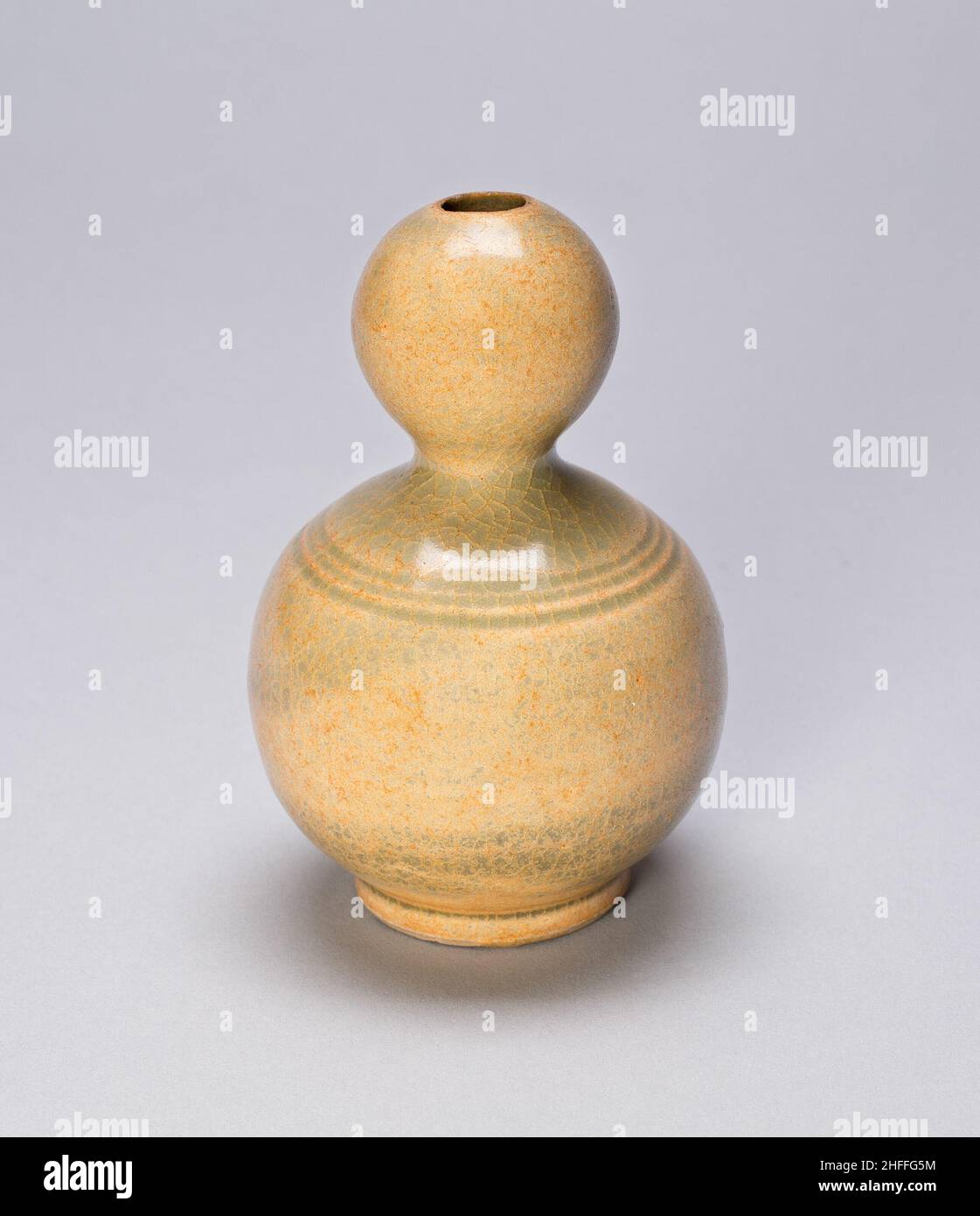 Kleine Doppelgourdflasche, Southern Song Dynastie (1127-1279). Stockfoto