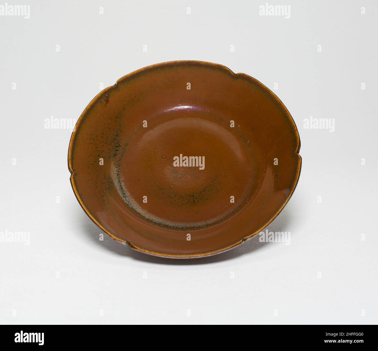 Lobed Dish, Song-Dynastie (960-1279). Stockfoto