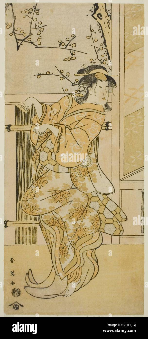 Der Schauspieler Segawa Kikunojo III als Kojorogitsune (weiblicher