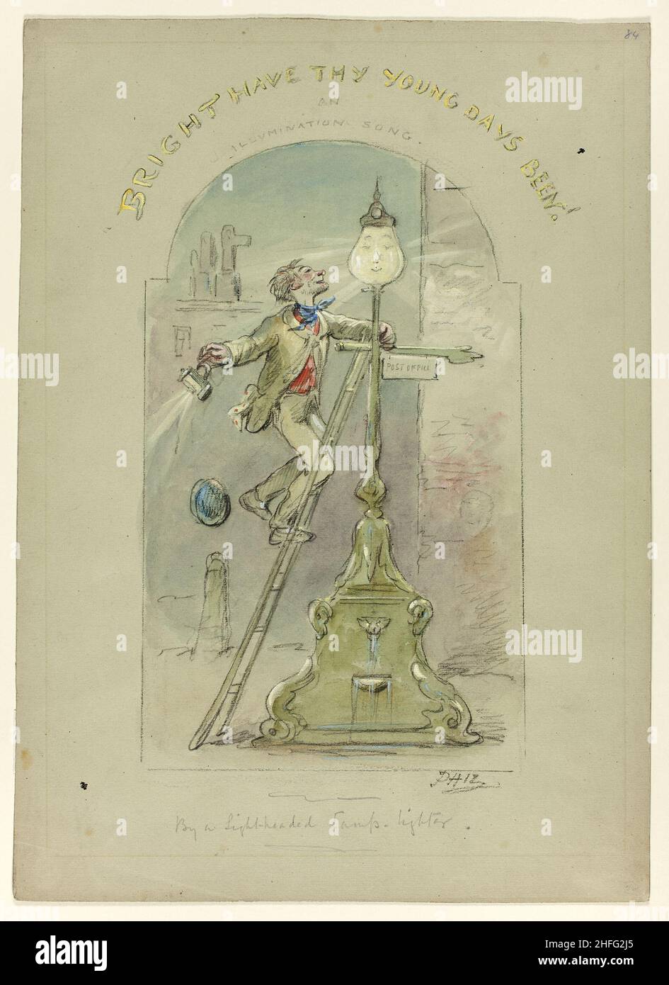 Bright have Thy Young Days been!, n.d. Stockfoto