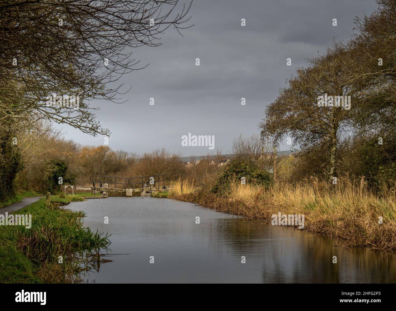 Auf Bude Camal, Cornwall. Stockfoto