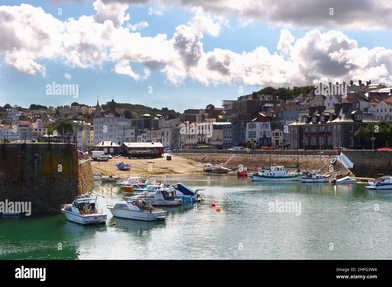 St Peter Port, Guernsey, Channel Islands Stockfoto