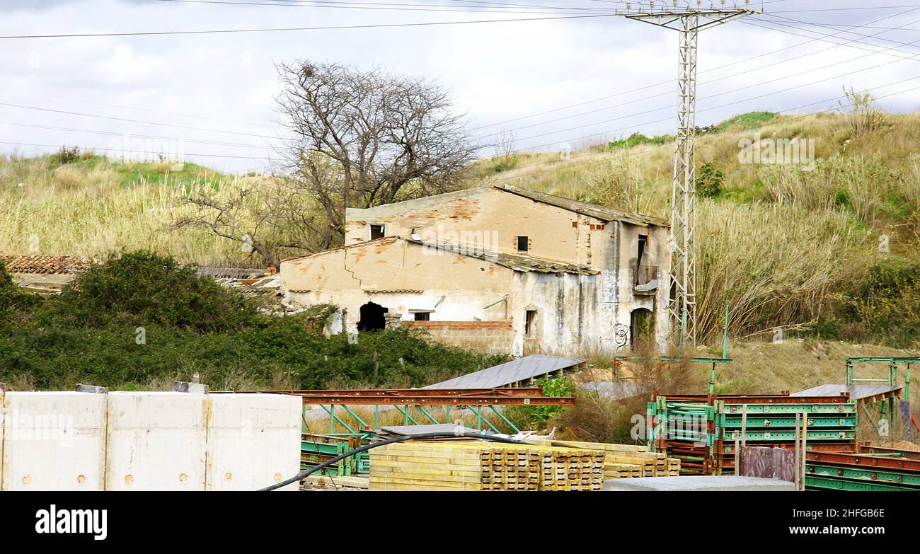 Llobregat im Delta del Llobregat, El Prat de Llobregat, Barcelona, Katalonien, Spanien, Europa Stockfoto