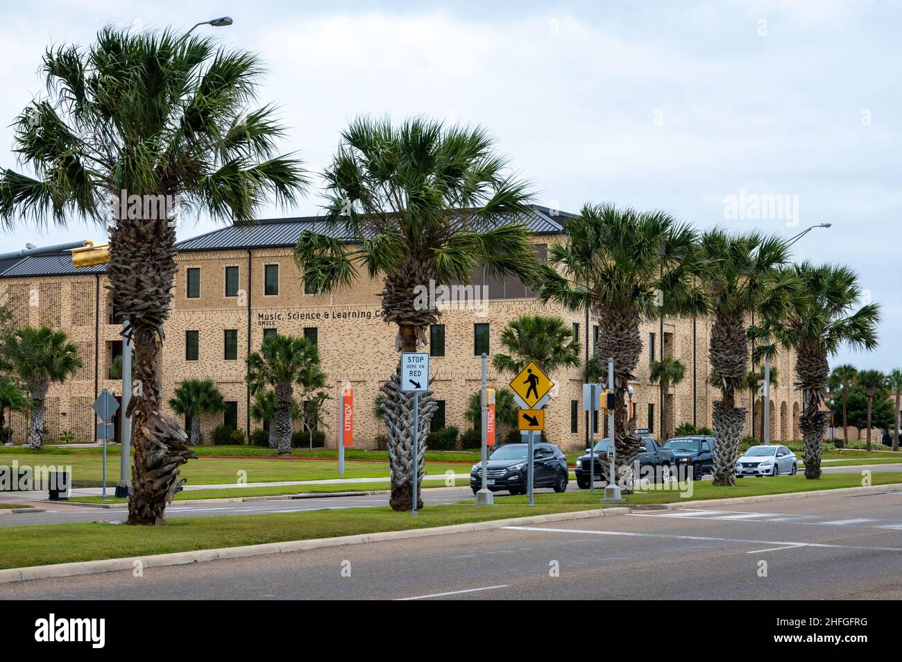 Campus der University of Texas im Rio Grande Valley. Brownsville, Texas, USA. Stockfoto
