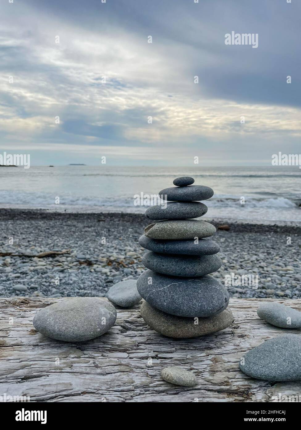 Ruby Beach ist der nördlichste der südlichen Strände im Küstenabschnitt des Olympic National Park im US-Bundesstaat Washington. Es befindet sich Stockfoto