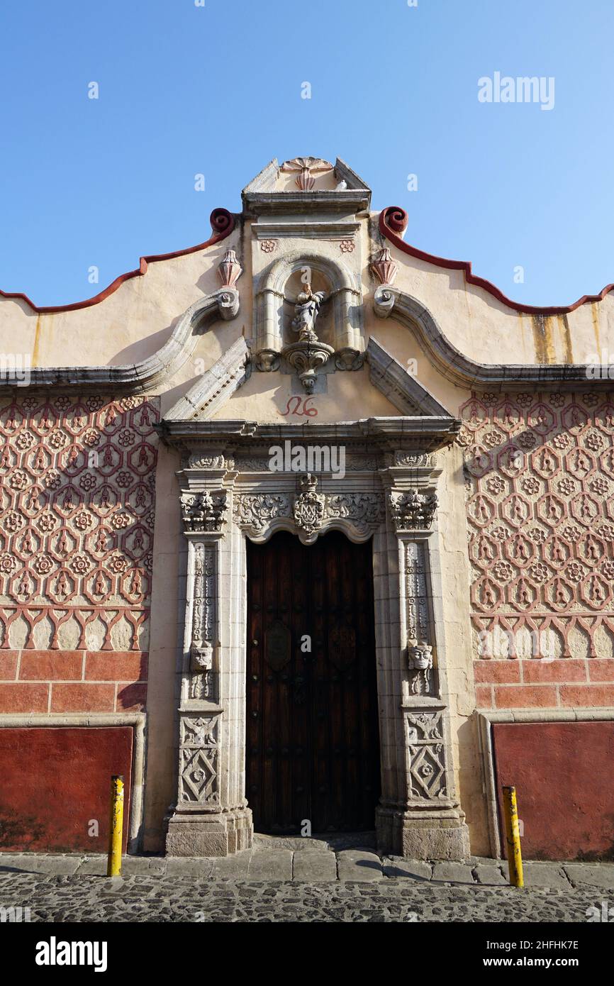 Museum für religiöse Kunst oder Humboldt-Haus (Museo de Arte Virreinal o Casa Humboldt), Taxco de Alarcon, Bundesstaat Guerrero, Mexiko, Nordamerika Stockfoto