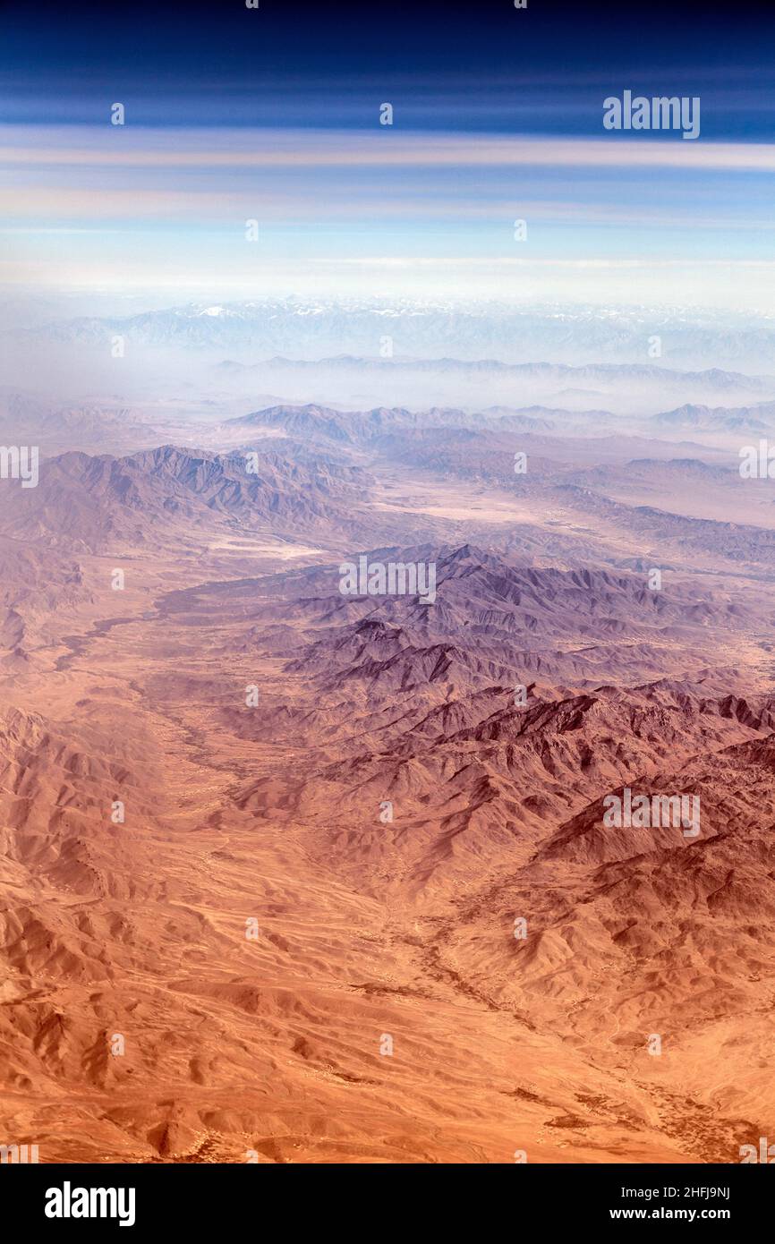 Die Baba-Bergkette des Hindukusch zwischen Kabul und Kandahar in Afghanistan Stockfoto