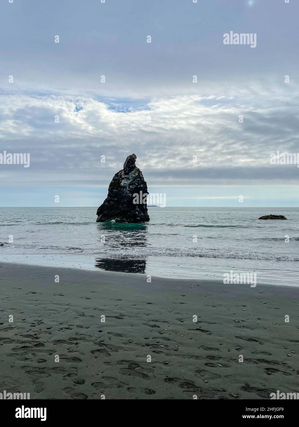 Ruby Beach ist der nördlichste der südlichen Strände im Küstenabschnitt des Olympic National Park im US-Bundesstaat Washington. Es befindet sich Stockfoto