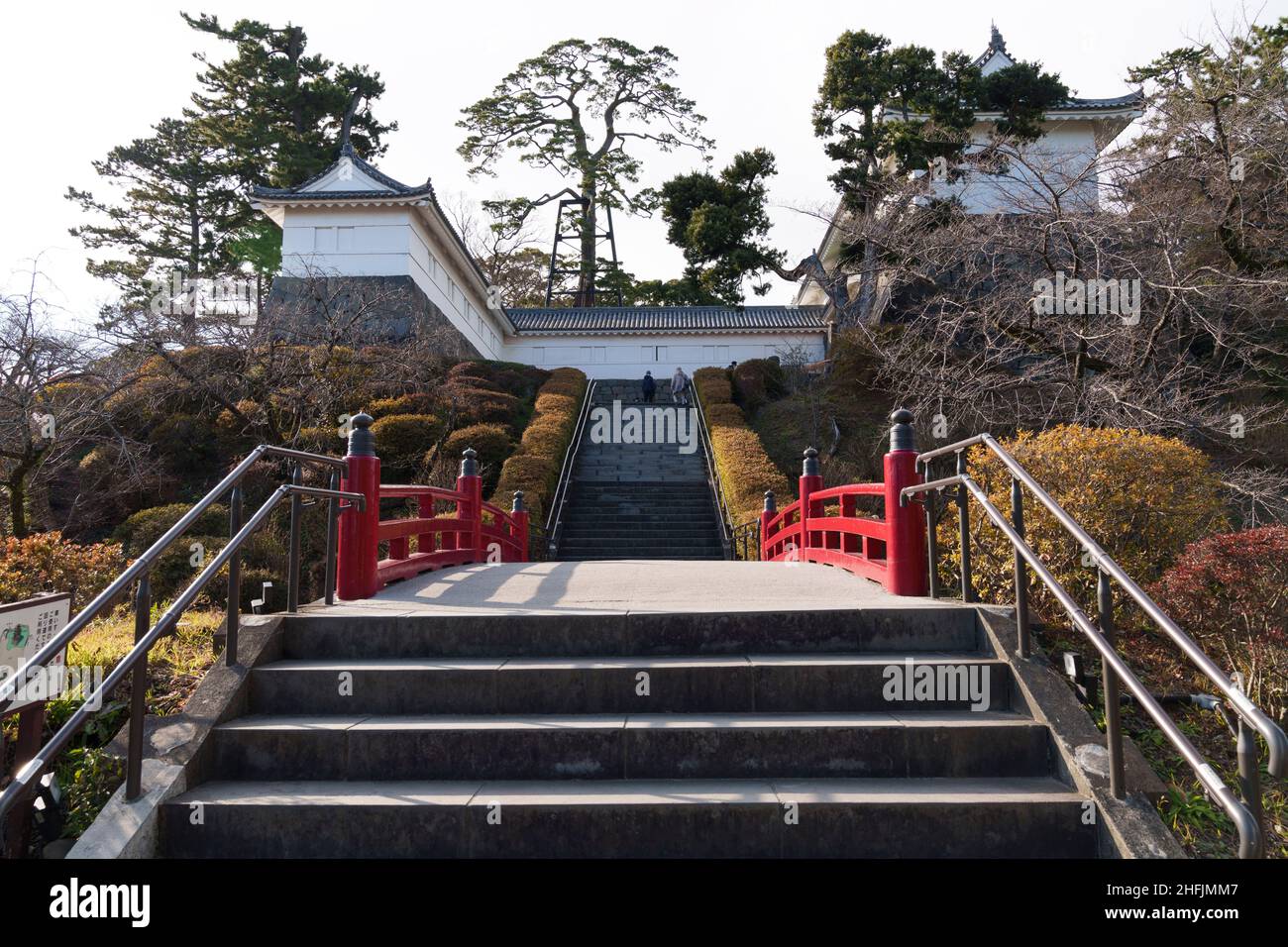 Tokiwagi-mon Gate, Odawara Castle Park, Odawara City, Präfektur Kanagawa, Japan Stockfoto